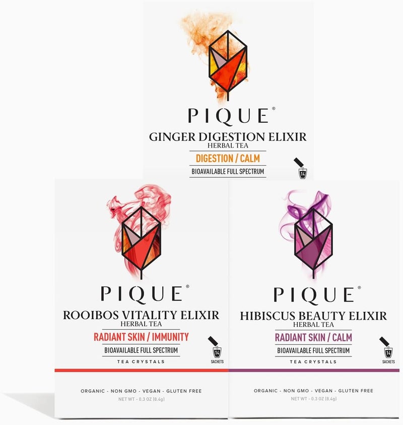 Pique Tea Herbal Elixirs Bundle - Immune Support and Gut Health - Image 1